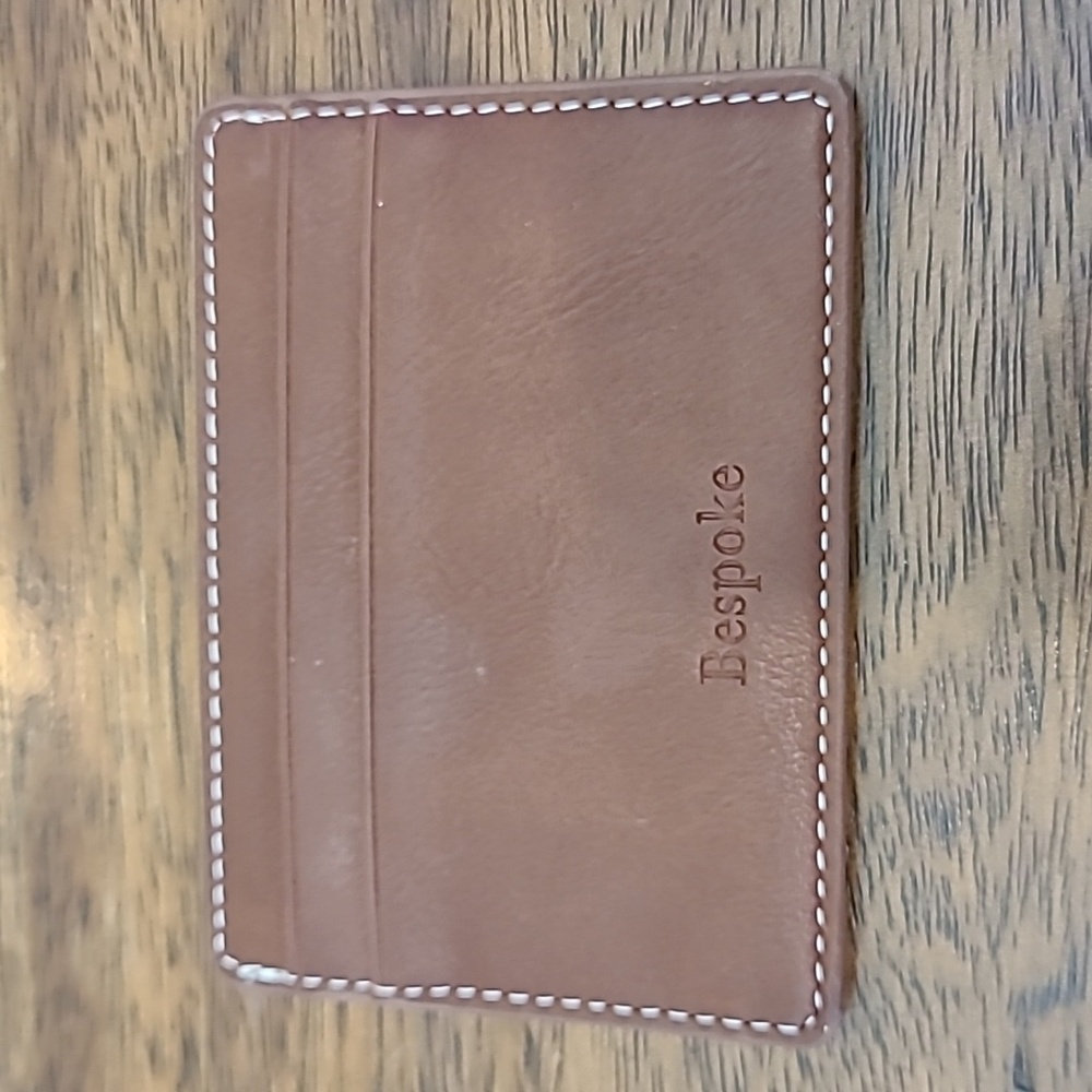 Bespoke Men’s Leather Card Wallet